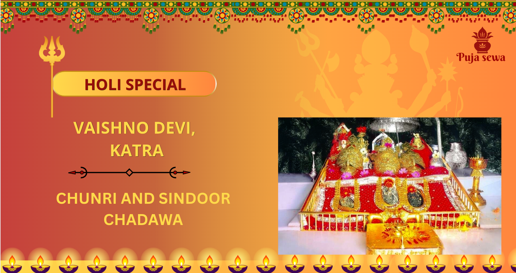 🌸 Holi Special Vaishno Mata Chunri Chadawa – Manokamna Puri & Sukh-Samriddhi Ka Ashirwad 🌺